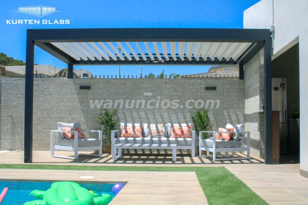 Cortinas de cristal, Barandillas de cristal, Pergolas bioclimaticas (Sevilla) 5