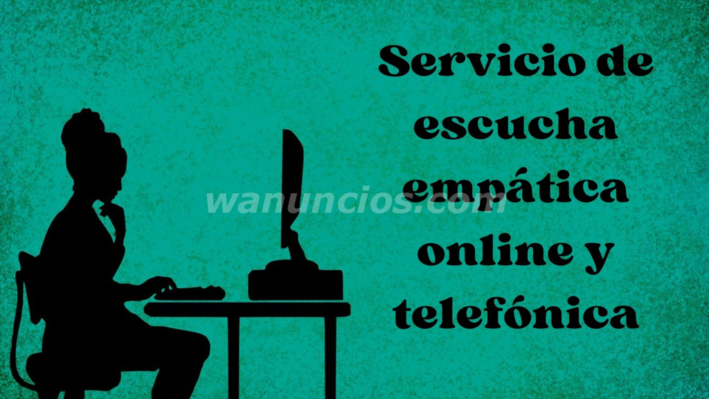 Servicio de escucha empática telefónica y online