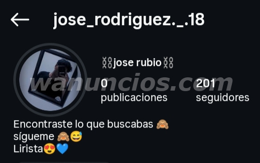Mi nombre es José Luis y me gustaría ofrecerles mis servicios sexuales (El centro)