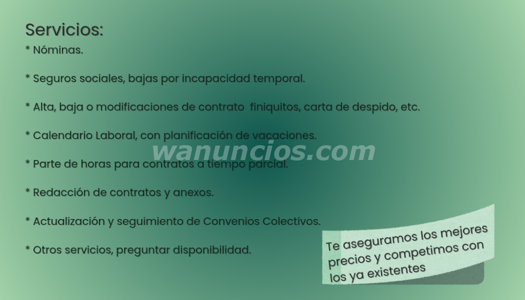 Asesoría Laboral Telemática "Nuestro objetivo es haceros la vida más fácil"