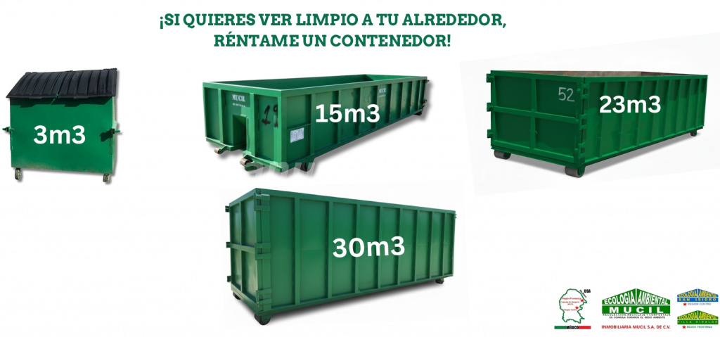 SI QUIERES VER LIMPIO A TU ALREDEDOR RENTA UN CONTENEDOR (HIDALGO, MONCLOVA, FRONTERA) 2
