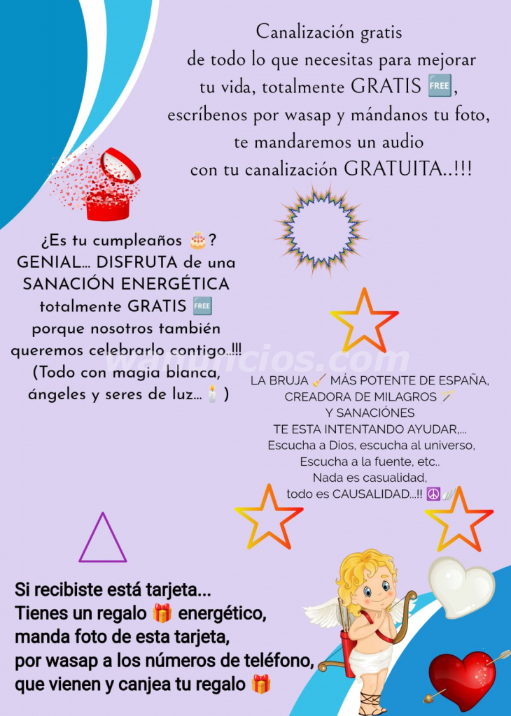SANACIONES ENERGETICAS, TAROT, MAGIA BLANCA CON SERES DE LUZ (MADRID) 2