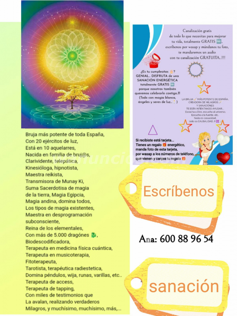 SANACIONES ENERGETICAS, TAROT, MAGIA BLANCA CON SERES DE LUZ (MADRID) 3