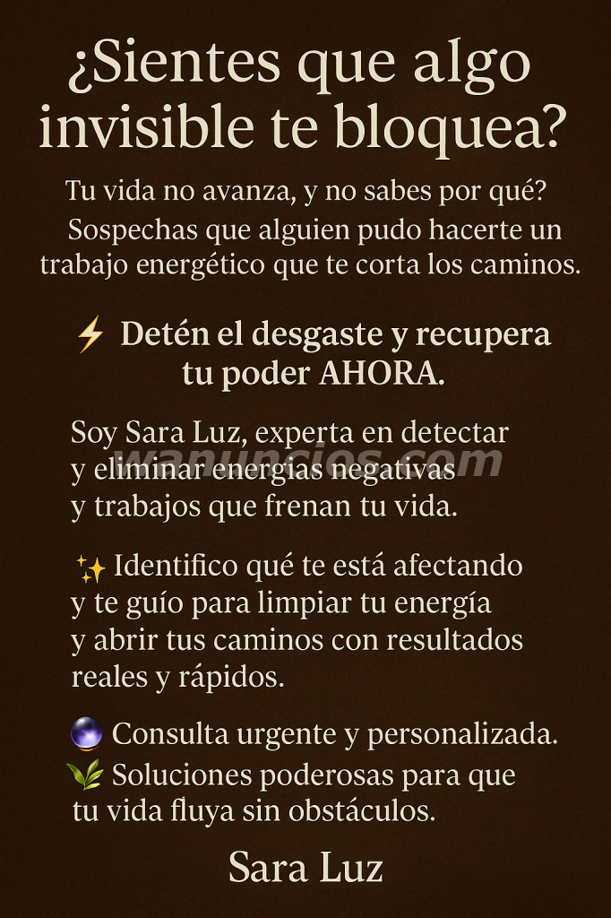 Te protejo y limpio de cualquier trabajo hecho