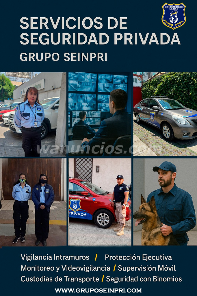 Servicio de seguridad Privada. Solicita tú cotización. (CIUDAD DE MÉXICO EDO DE MÉXICO)