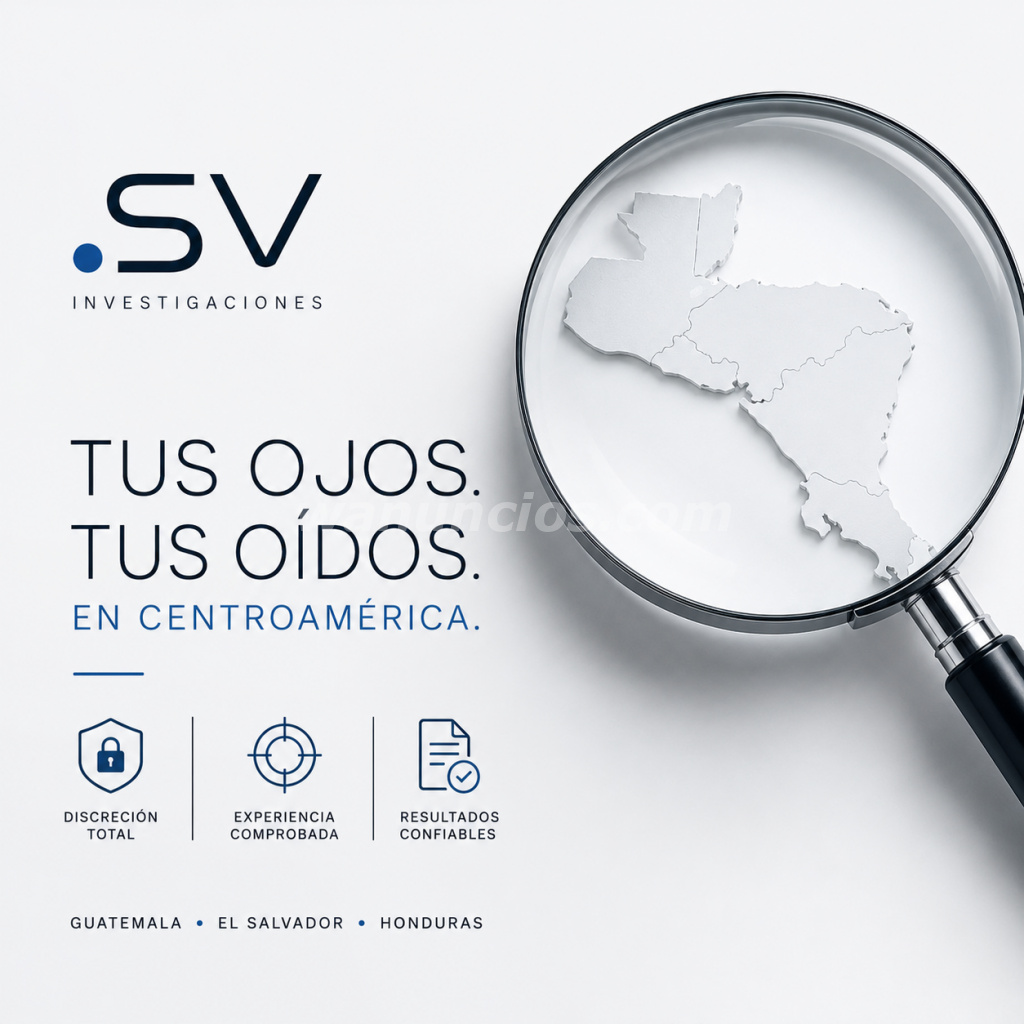 INVESTIGADORES PRIVADOS EN CENTROAMERICA (CENTRO AMERICA)