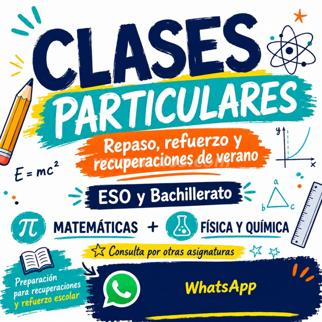 Clases particulares MATEMÁTICAS en Sanlúcar de Barrameda (Sanlúcar de Barrameda)
