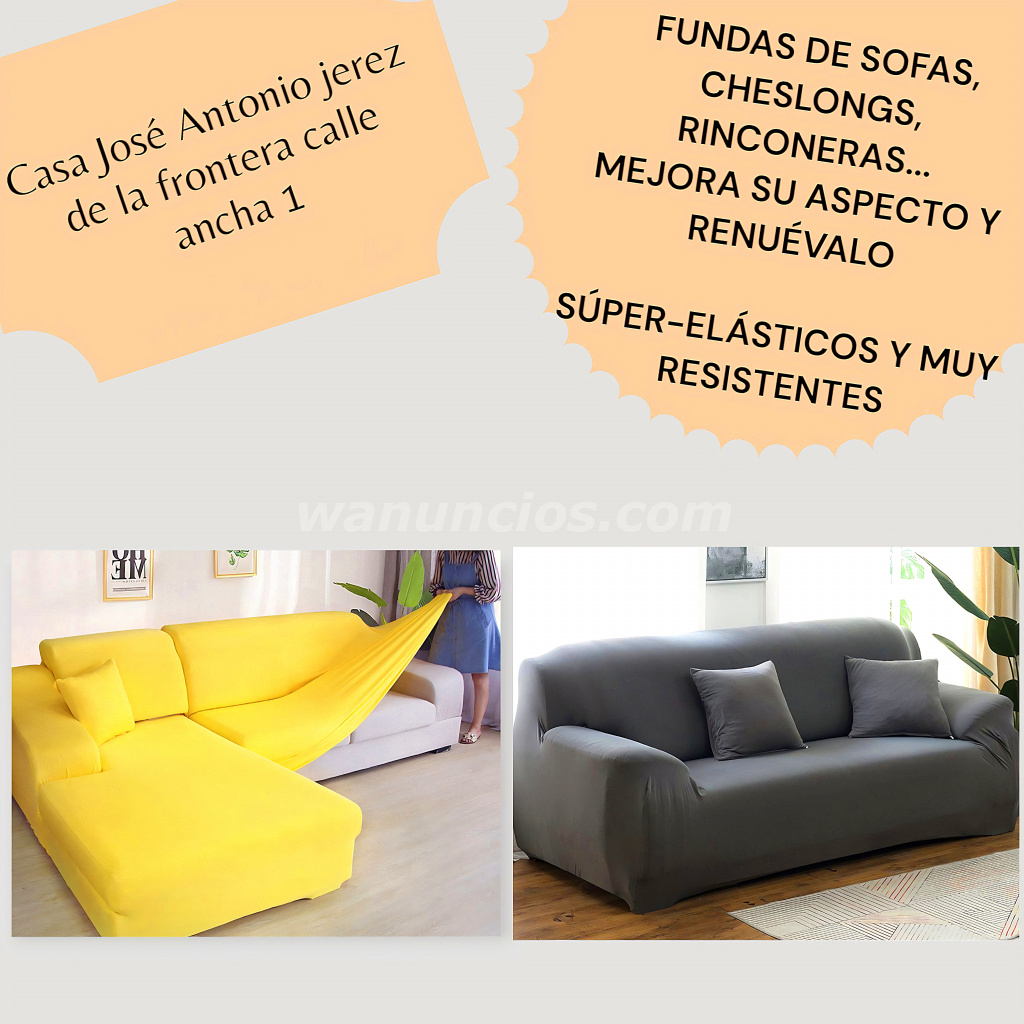 Fundas de sofás jerez de la frontera casa José Antonio (Jerez de la fra calle ancha)