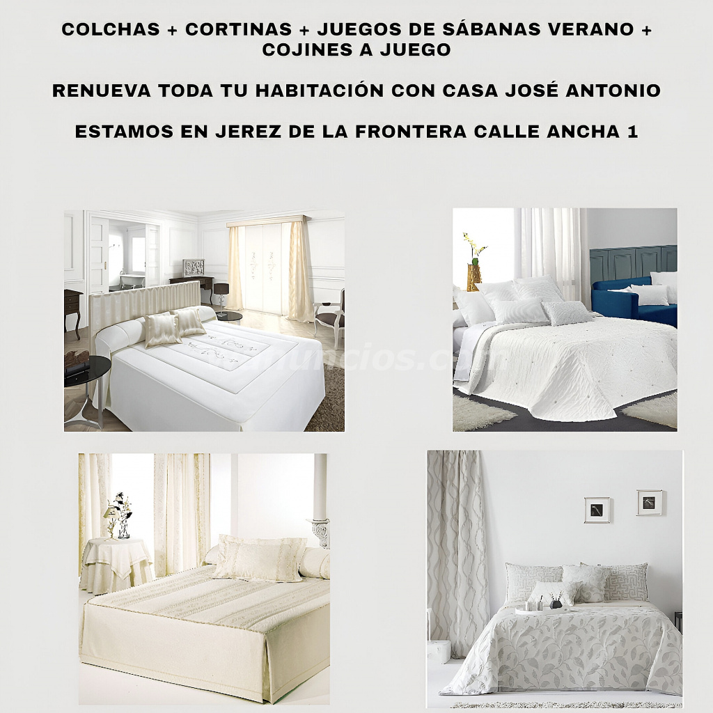 Colchas cortinas sabanas y cojines a juegos jerez de la frontera (Jerez de la frontera ancha)
