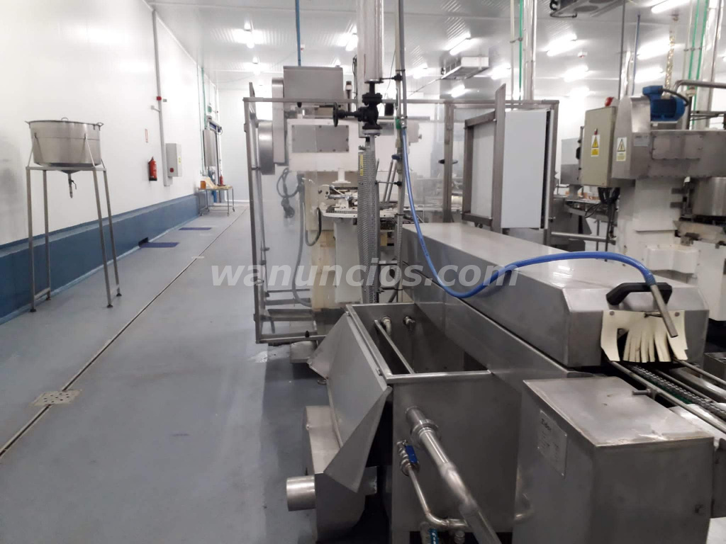 90.000 € - LINEA DE CONSERVAS DE ATUN DE OCASION EN ACERO INOX (ANDALUCIA)