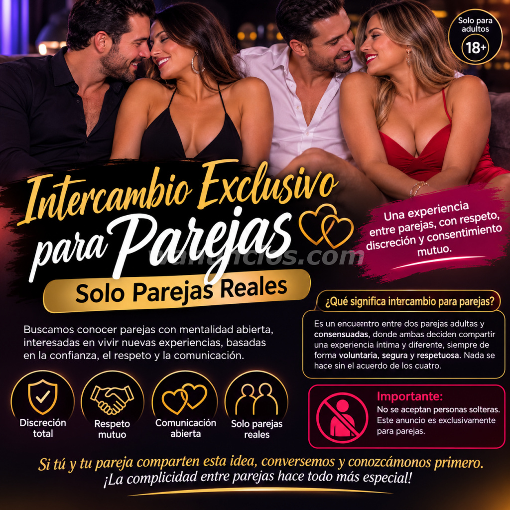 Intercambio Exclusivo para Parejas Solo Parejas Reales (Distrito nacional)